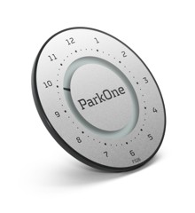 ParkOne 2 - Titanium Silver Electronic Parking Disc