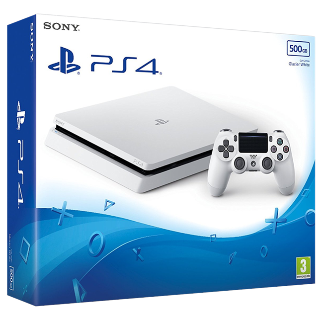 Playstation 4 Console 500GB - Glacial White