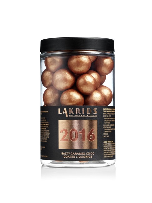 Lakrids By Bülow - BIG Bronze 2016 – Saltet Karamel Overtrukket Lakrids 250 g
