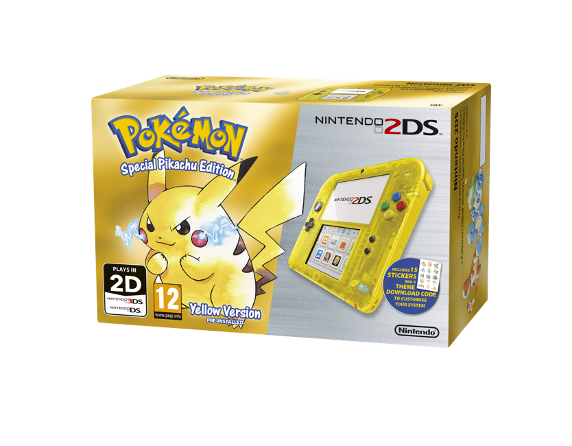 Nintendo 2DS Console Special Edition - Pokémon Yellow Edition