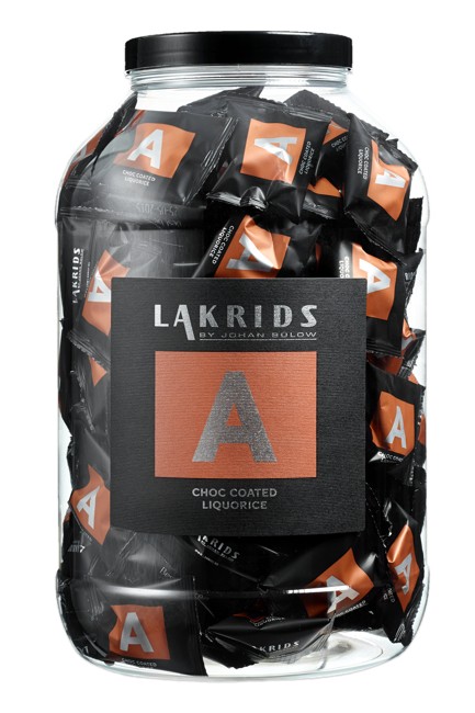Lakrids By Johan Bülow -Flowpack A Container - Chokolade Overtrukket Lakrids