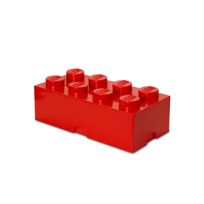 Room Copenhagen - LEGO Opbevaringskasse Brick 8 - Rød