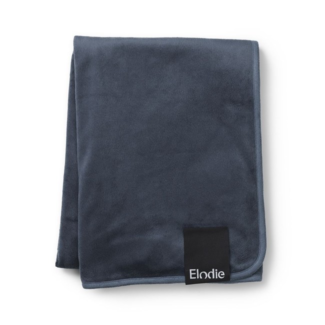 Elodie Details - Fløjls Tæppe - Blue Peal