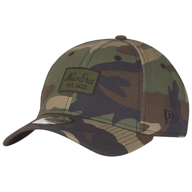 New Era 9Forty Adjustable Cap - BRAND PATCH wood camo