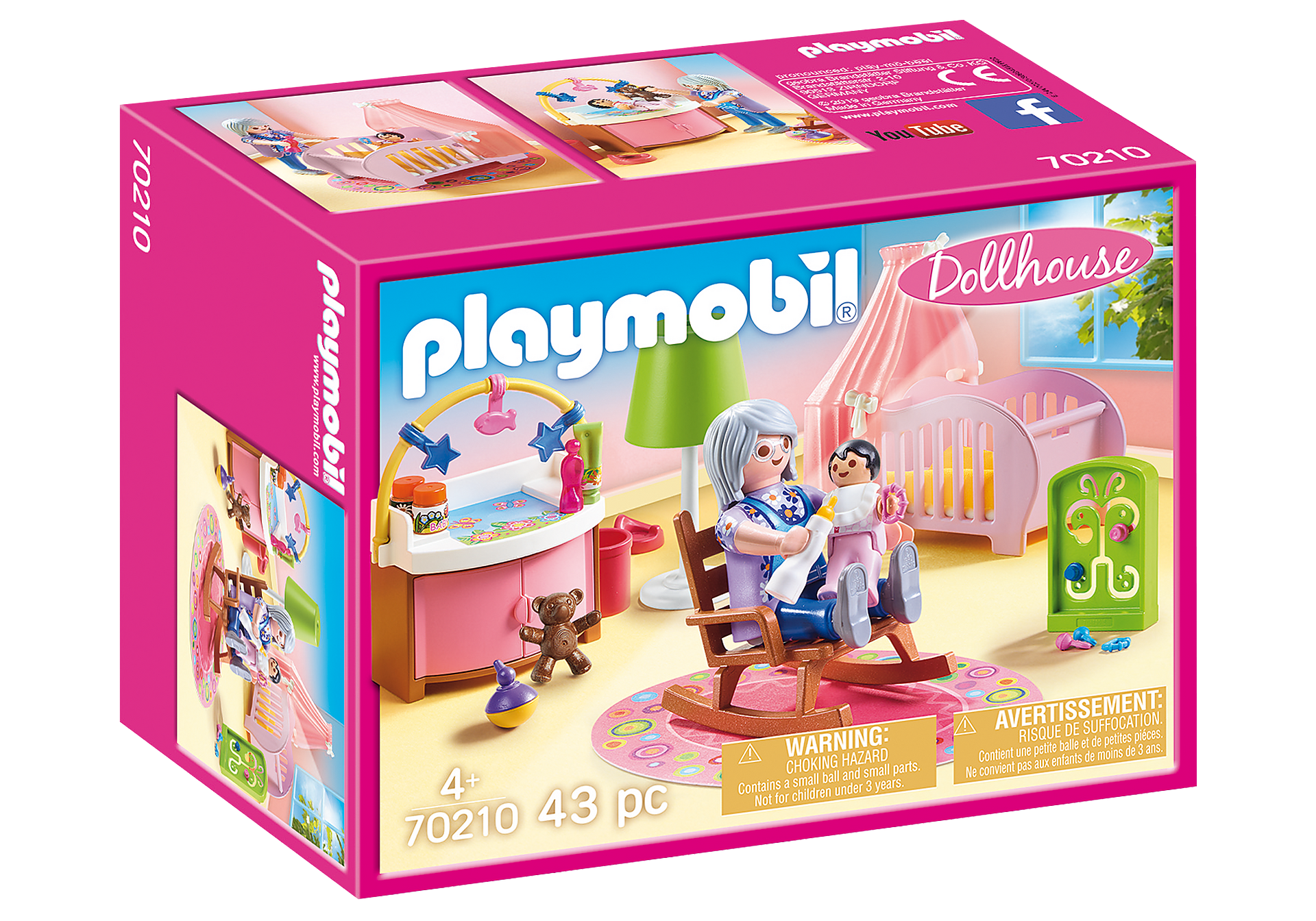 kuffert Forfalske Universitet Køb Playmobil - Babys værelse (70210)