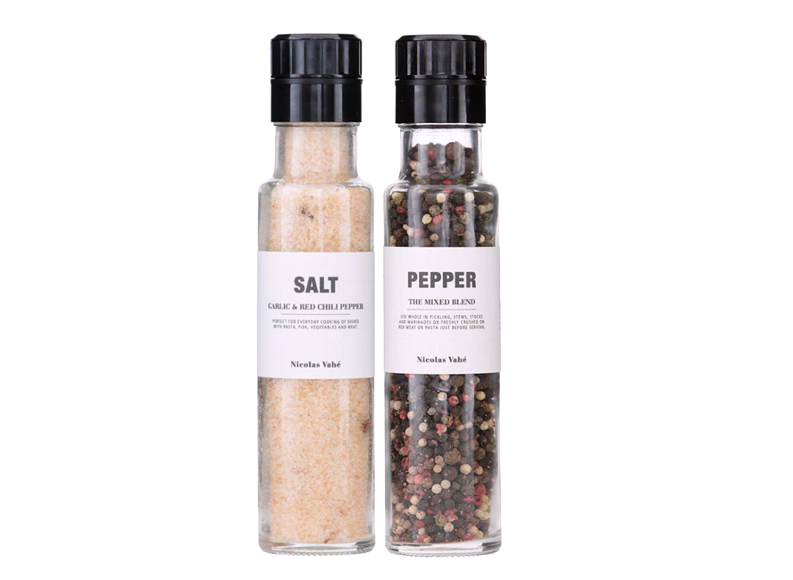 Nicolas Vahé - Salt Med Hvidløg & Rød Chili Peber + Sort Peber