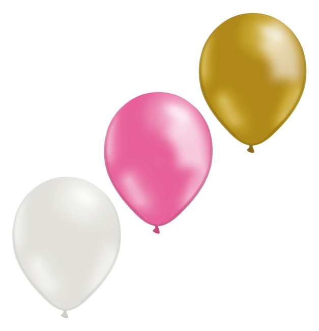 Latex Balloons mix pack of 24