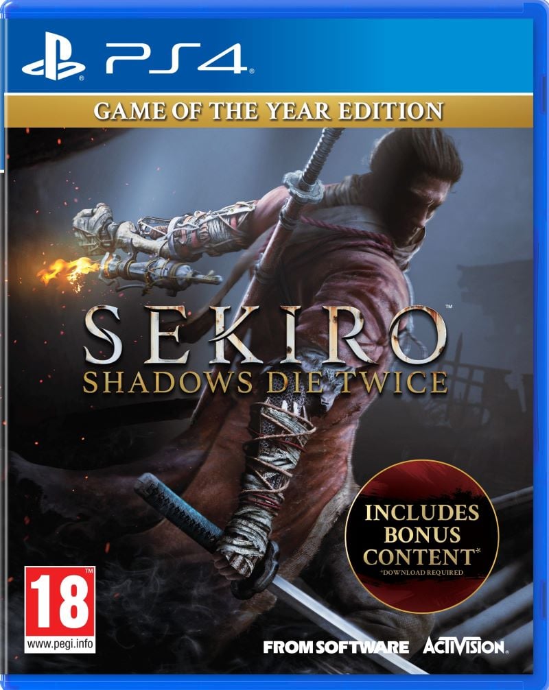 Sekiro Shadows Die Twice - PlayStation 4 