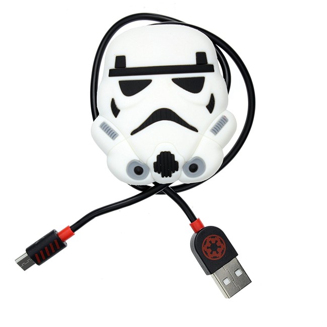 Star Wars: Storm Trooper Controller Charging Cable with Cable Tidy (PS4)