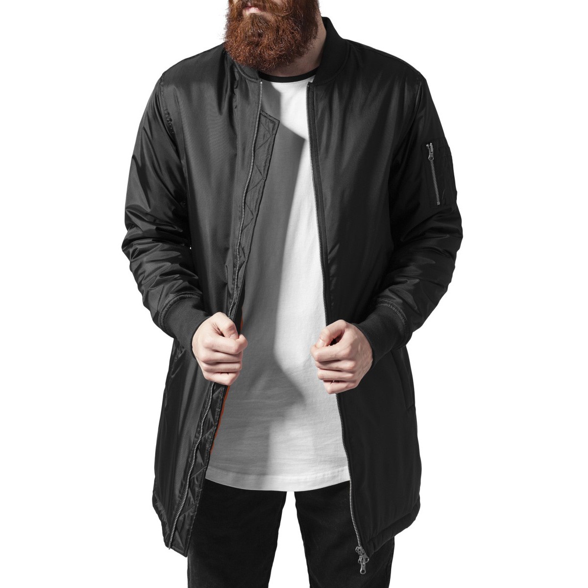 bomber jacket long