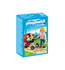 Playmobil - Mother with Twin Stroller (5573)