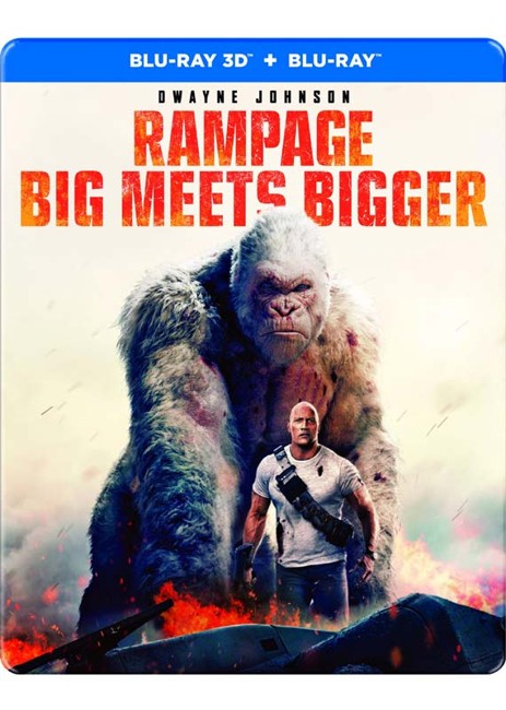 Rampage (Dwayne Johnson) - Limited Steelbook (Blu-Ray)