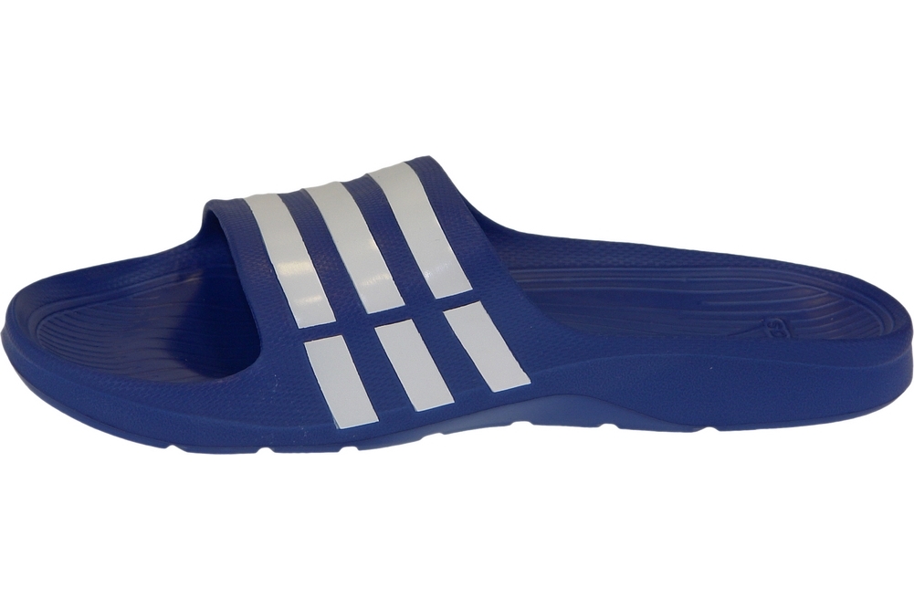 adidas blue slides mens