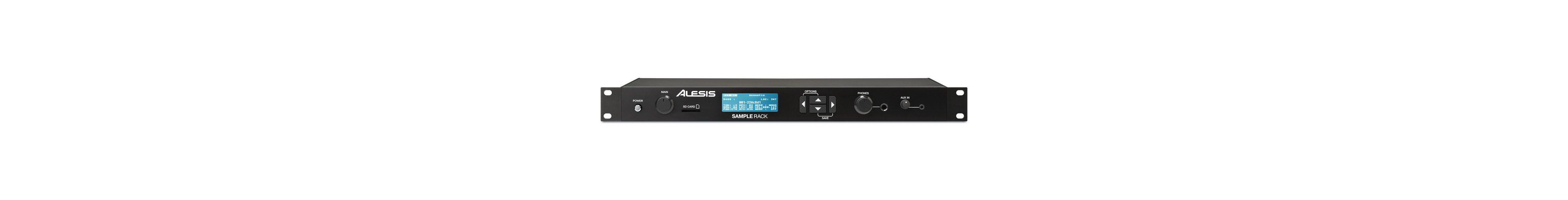 Alesis - SampleRack - Trommemodul Med Indbygget Harddisk