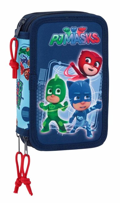 PJ Masks Hero - Filled Pencilcase - 28 pieces - Blue