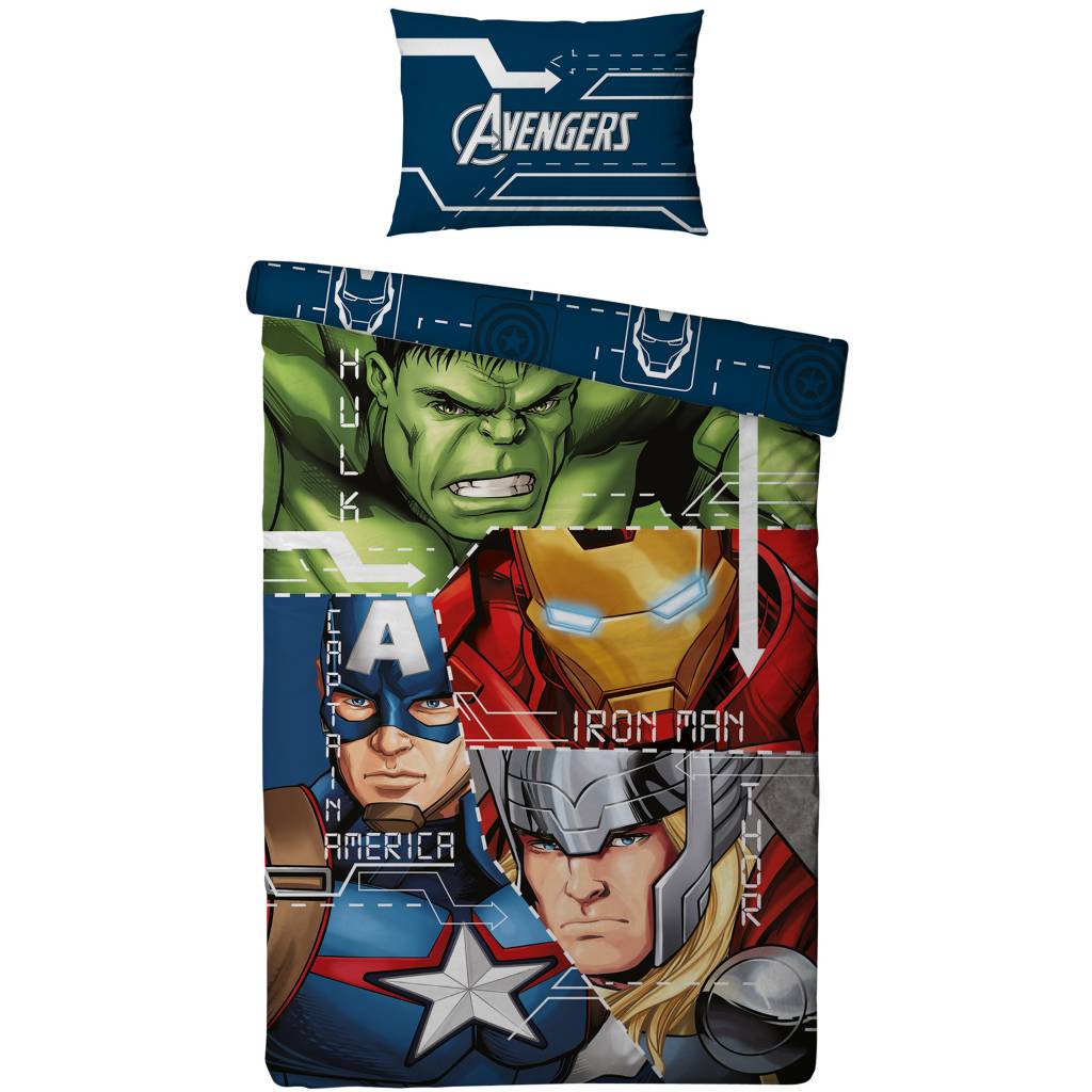 Marvel Avengers Hulk Thor Duvet, Hulk Single Duvet Cover