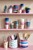Rice - 2 Tall Melamine Cups - Water Color & Flower Collage thumbnail-2
