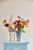 Rice - 2 Tall Melamine Cups - Water Color & Flower Collage thumbnail-4