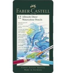 Faber-Castell - Albrecht Dürer Aquarellstift, 12er Metalletui (117512)