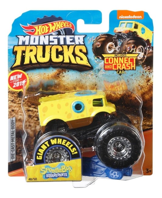 Hot Wheels - Monster Trucks 1:64 - Sponge Bob