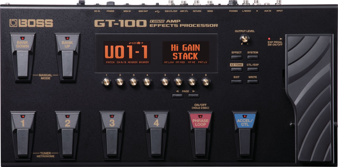 Boss GT-100 Guitar Multi Effekt Pedal