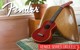Fender - Venice, California Coast - Sopran Ukulele Med Tilbehør (Cherry) thumbnail-5