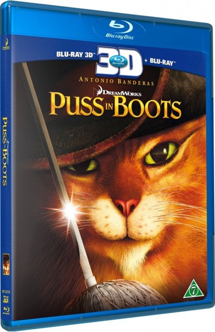 Den Bestøvlede Kat / Puss in Boots (3D Blu-Ray)