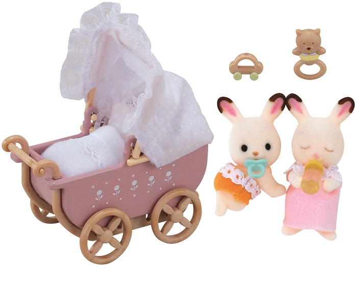 sylvanian families pushchair