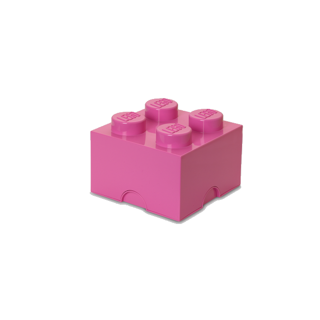 LEGO - Opbevaringskasse Brick 4 - Pink