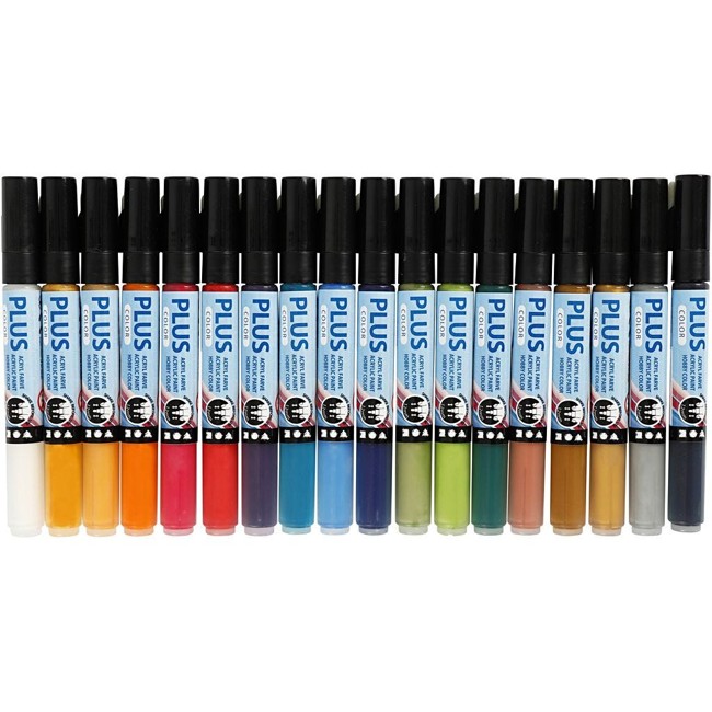 Plus Color Markers - Line Width 1-2 mm (39893)