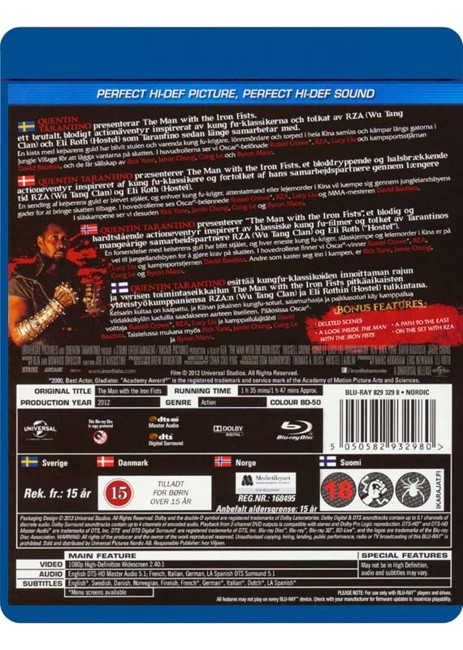 Man with the Iron Fists, The (Blu-ray)