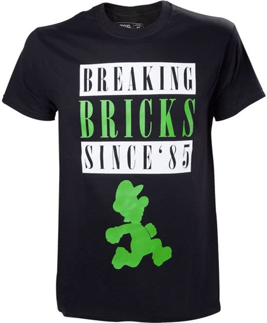 ​Nintendo - Luigi Breaking Bricks Since '85 M