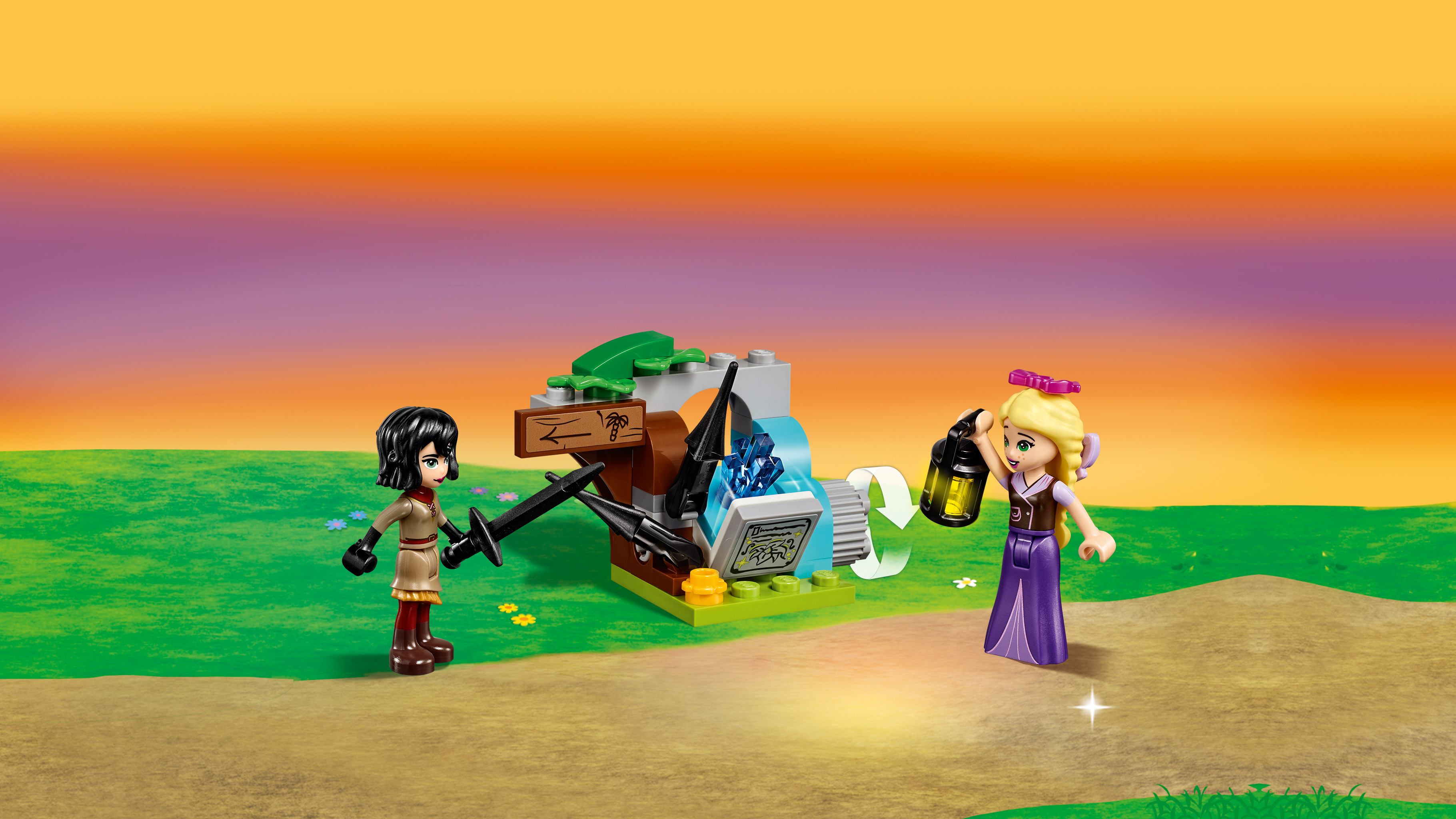 lego rapunzel caravan