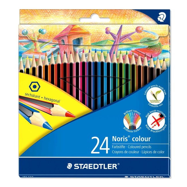 Staedtler - Wopex Farveblyanter - 24 Farver
