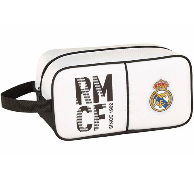 Real Madrid Toiletry bag / Shoe bag - 29 cm - white