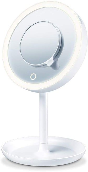 Beurer - BS 45, Belyst Kosmetikspejl med LED-lys og Touch Sensor - 3 Års Garanti