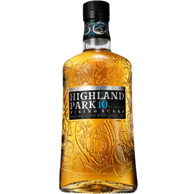 Highland Park - 10 år Viking Scars Orkney Malt Whisky 40%, 70 cl