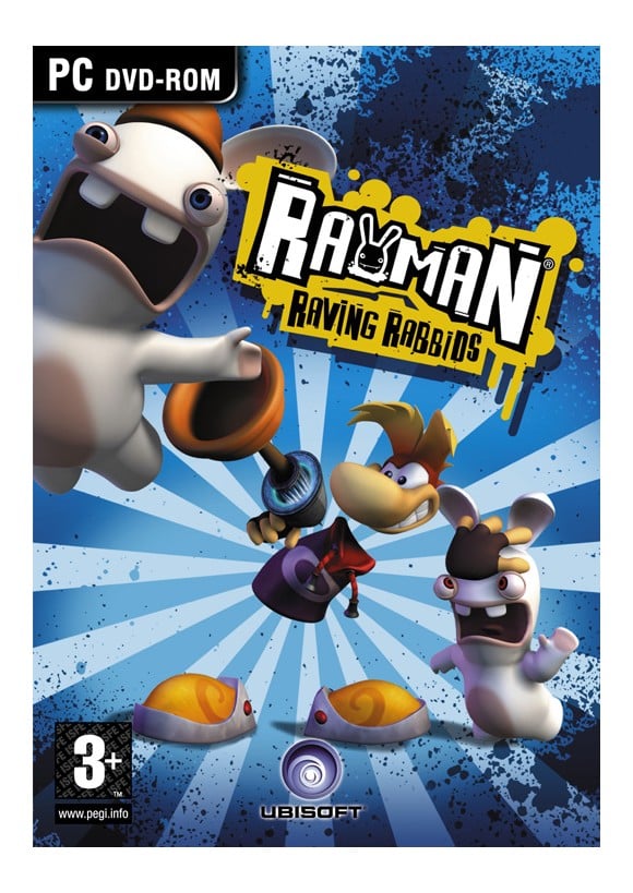 Figurine collection /"crazed rabbits invade the sports/" snowboard