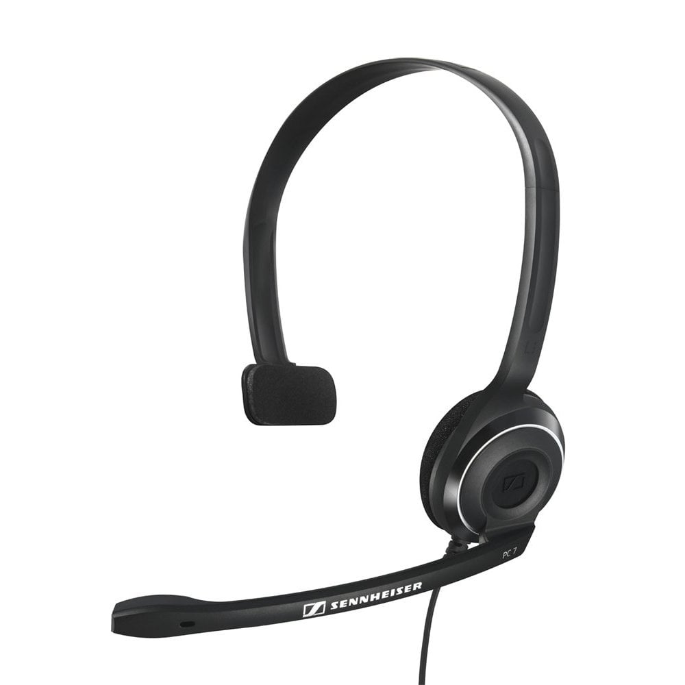 EPOS - Sennheiser - PC 7 Corded USB Noise Cancelling PC Headset - Black