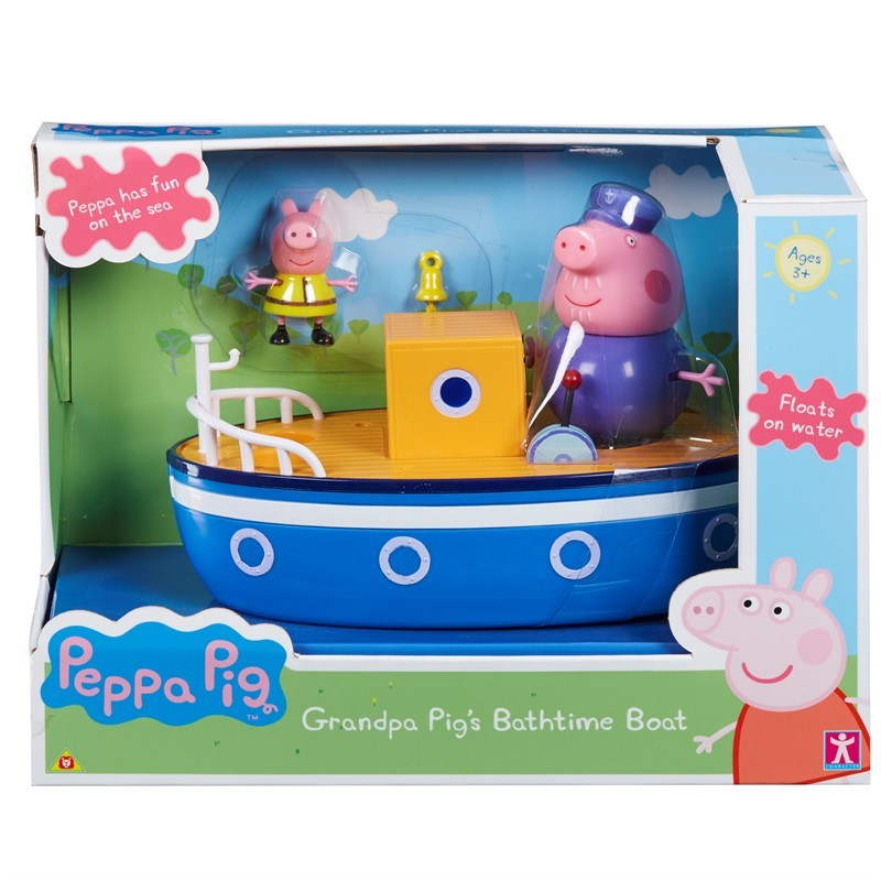 grandpa pig bathtime boat