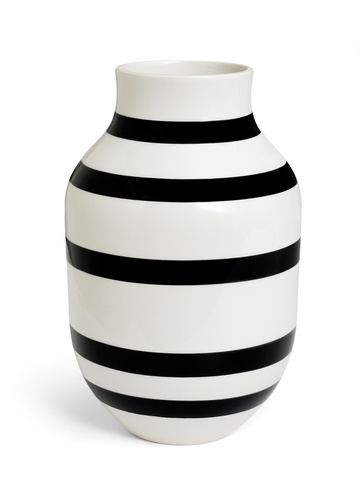Kähler - Omaggio Vase Black - Large (11679)