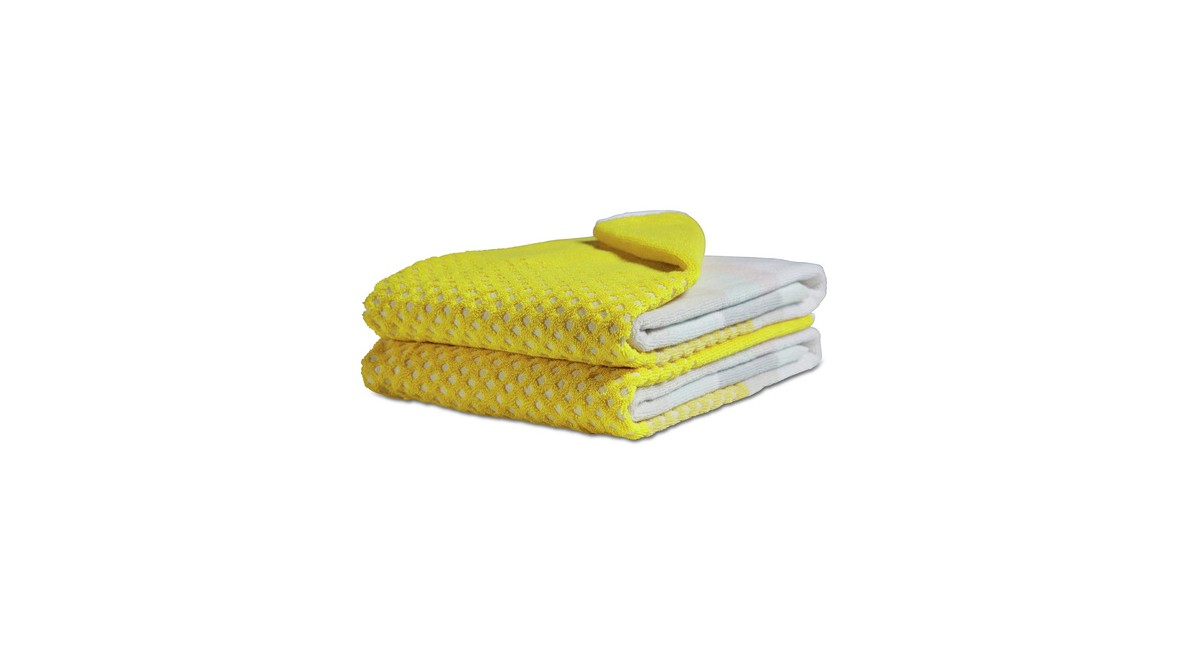 HAY - Håndklæde 140 x 70 cm Autuum Yellow ( KUN 1 STK TILBAGE )