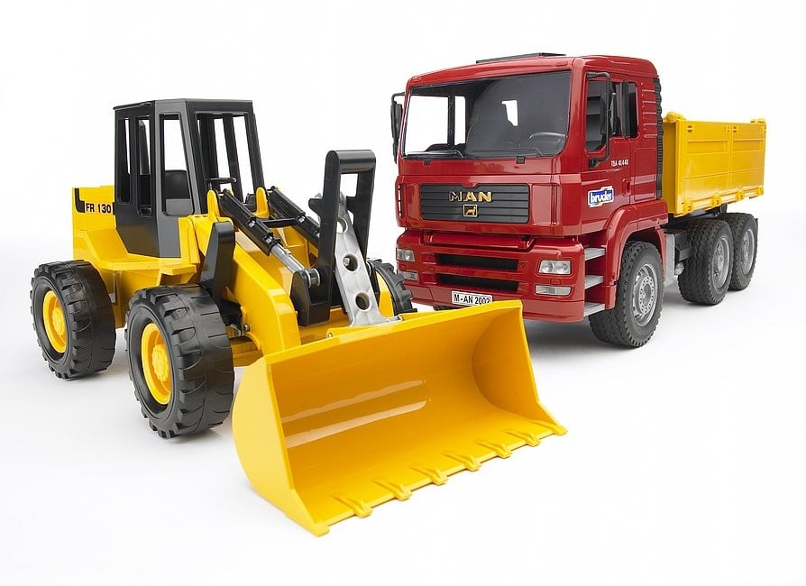 Bruder - MAN TGA Construction Truck And Articulated Loader (02752)