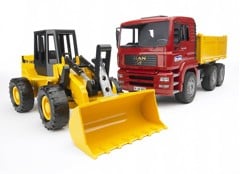 Bruder - MAN TGA Construction Truck And Articulated Loader (02752)