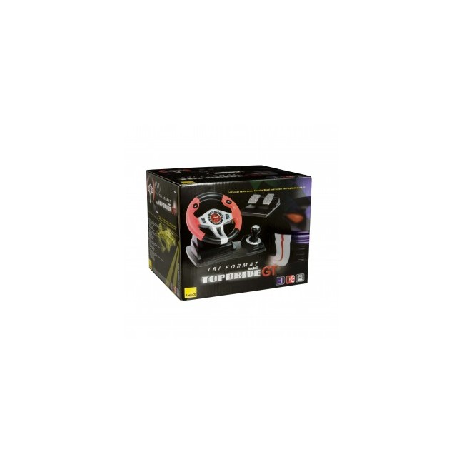 TopDrive GT Wheel 3 in 1 PS2 PS3 & PC Black (Logic3)