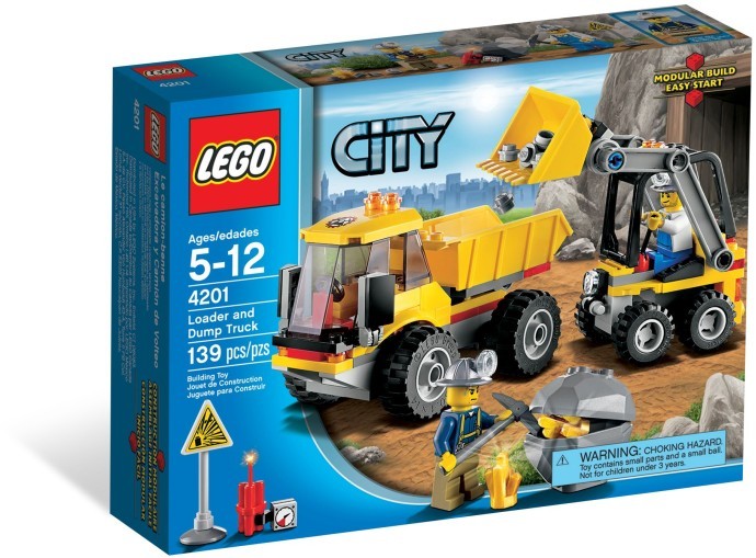 Kjøp LEGO City - Hjullaster og tippvogn (4201)