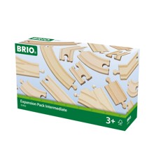 BRIO Togbane - Skinnesæt 16 dele (33402)
