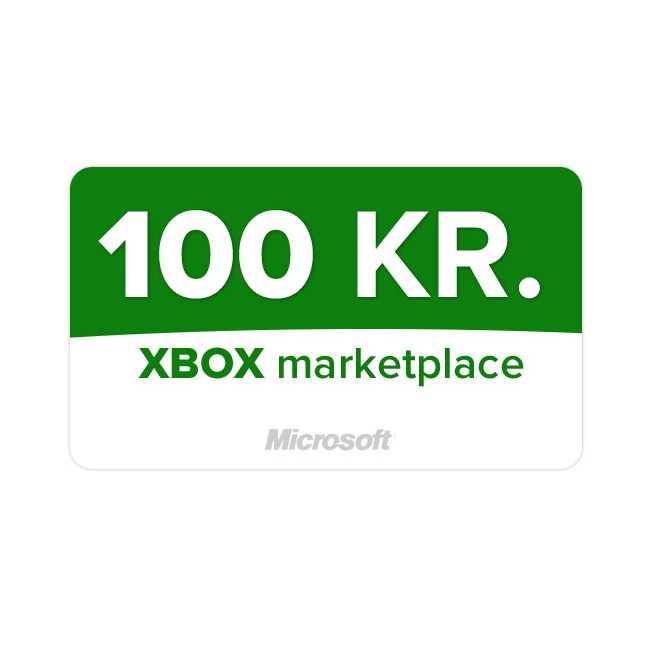 Microsoft 100 Kroner (Code via email)