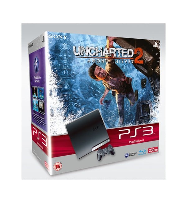 Køb PlayStation 250GB With Uncharted (UK)