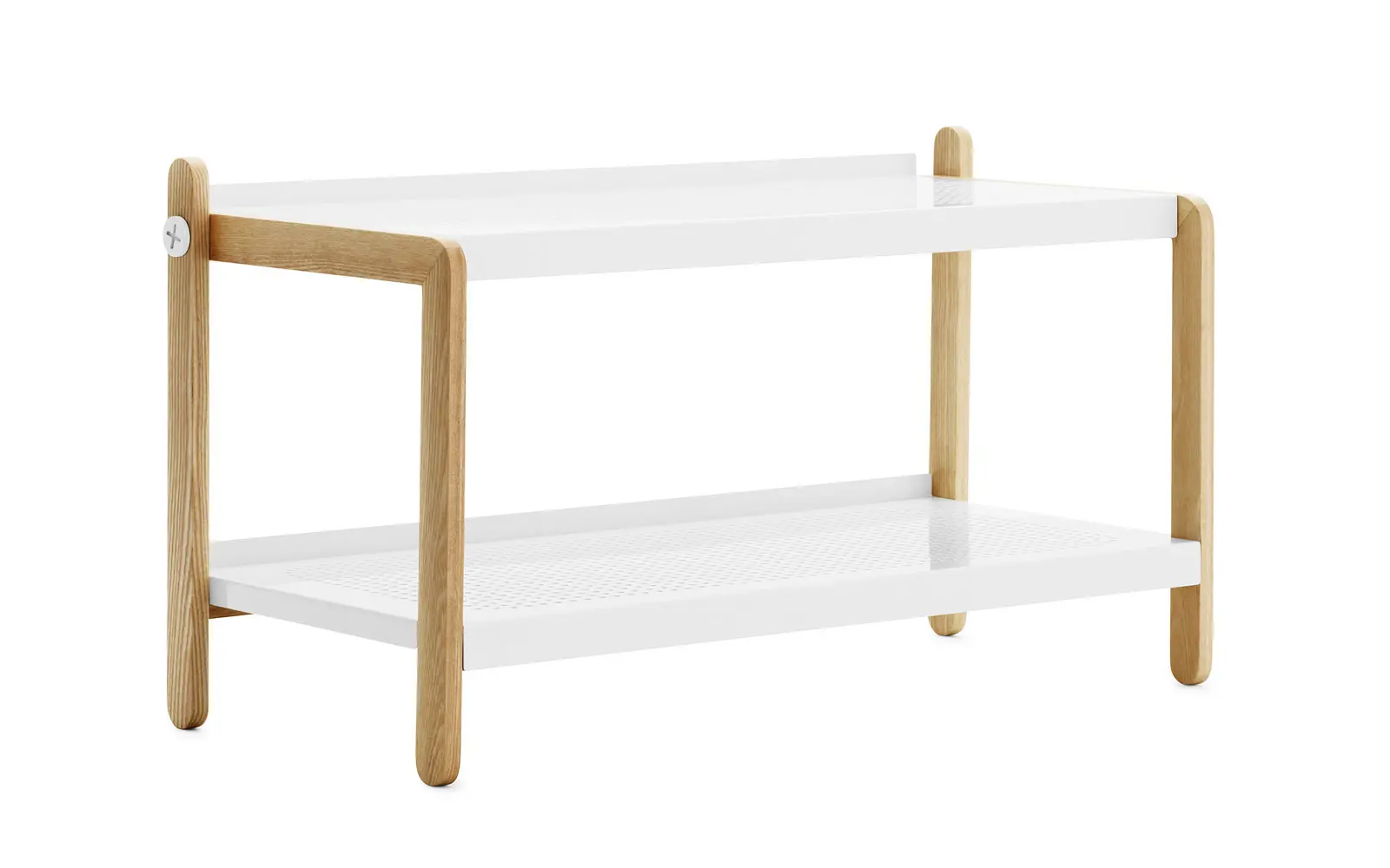 Normann Copenhagen - Sko Kenkäteline - Valkoinen/Tammi